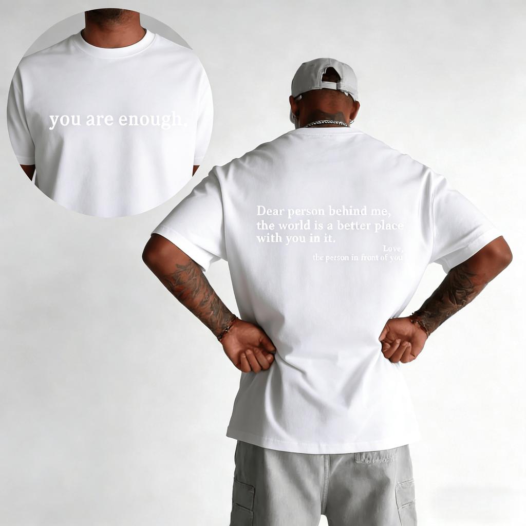 Summer Mens Tshirt with Fashionable Letter Print Y2K Trendy Style Casual Sportswear Pure Cotton Streetwear for Men
