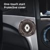For NewRenault Car Start Stop Button Cover Car Interior Decor Engine Switch Sticker RDS Megane 2 3 4 Trafic Scenic 2 Clio Captur