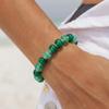 Boho Beaded Bracelets Colorful Acrylic Beads Bracelets Adjustable Length Lightweight Bracelets Lightweight Jewelry for Women Girls Daily Wear