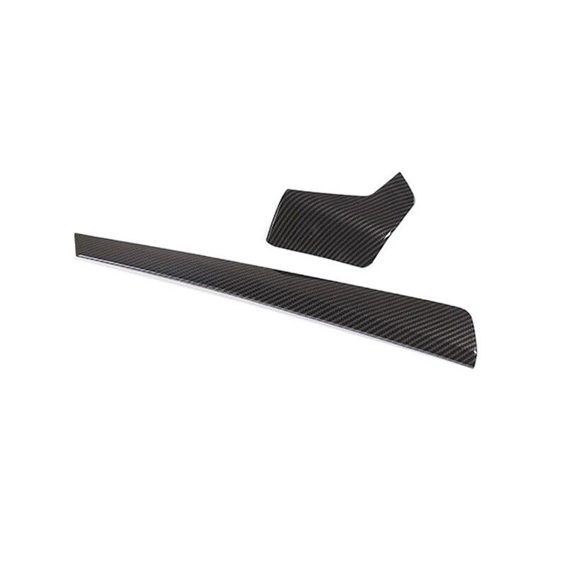 For BMW 3 Series G20 G28  2Pcs Car Center Console Left Right Dashboard Panel Cover ABS Decorative Stickers Auto Accessories