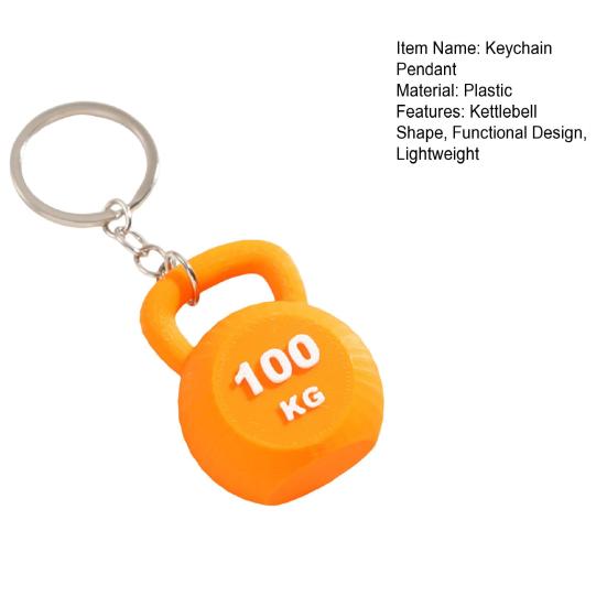 Keychain Pendant Sports Style Imitation Mini Kettlebell Keyring Fitness Enthusiasts Key Holder Backpack Accessories