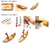 3D Pirate Ship Puzzle, 3D Wooden DIY Toy, Sailing Ship Craft, 3D Model, Assembly Kit