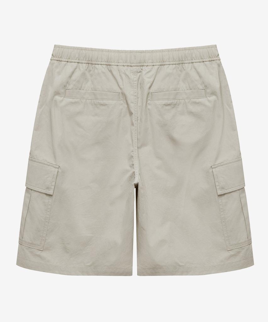 MINDBRIDGE Wide One-Pleat Cargo Half Pants - 2 Colors