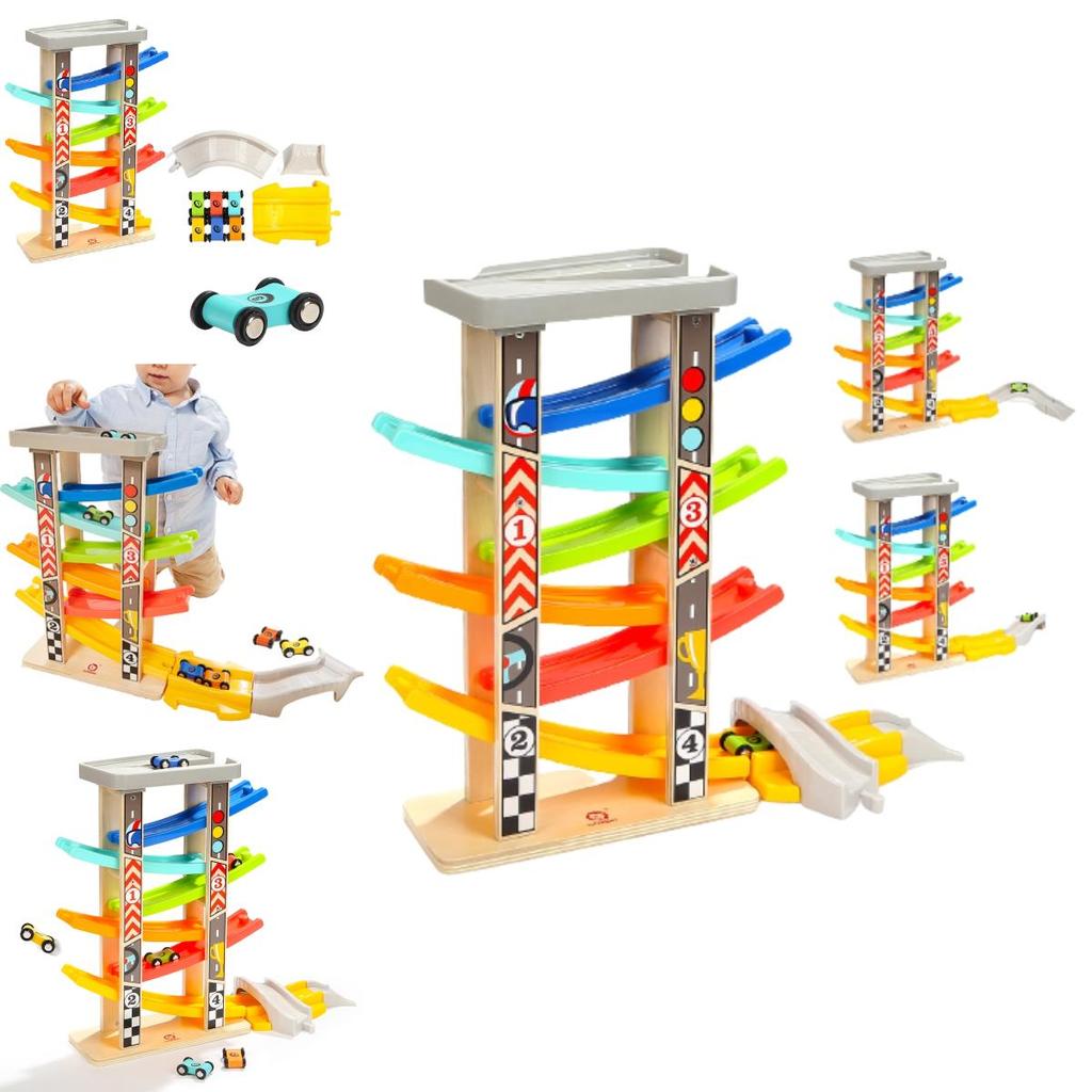 Special Baby Gliding Track Car Toy Wooden Material Non-electric 31*10.8*25.4