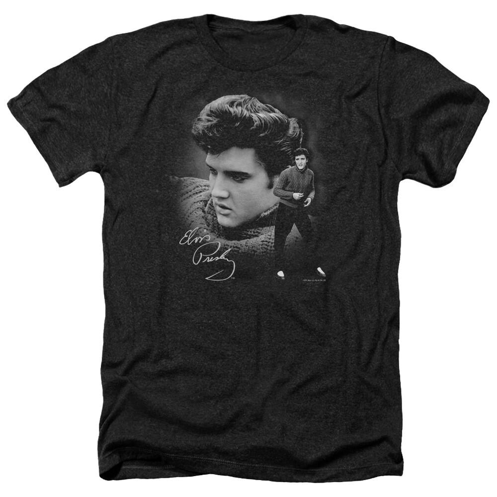 T-ShirtELVIS PRESLEY SWEATER Licensed Adult Men s Heather Band Tee Shirt SM-3XL L