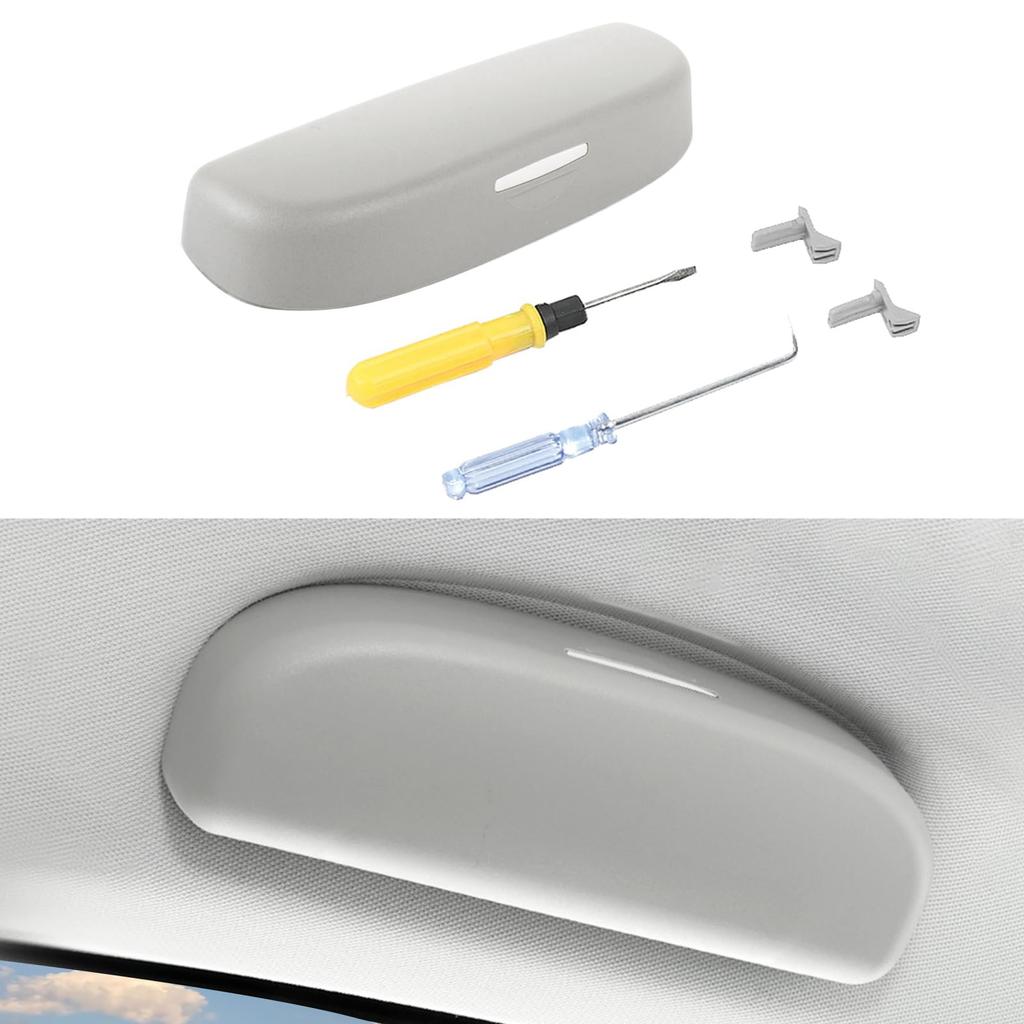 Car Eyeglass Storage Sunglasses Sun Visor Available In 3 Gray Compatible with Honda and Includes Installation [CDEFG] Case, Holder, Storage,