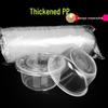 ZISIZ Disposable Plastic Tableware Set