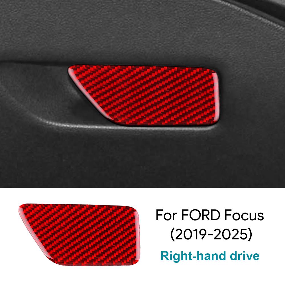 For Ford Focus/Focus ST      2024 2025 Real Soft Carbon Fiber Sticker LHD RHD Car Front Passenger Tool Box