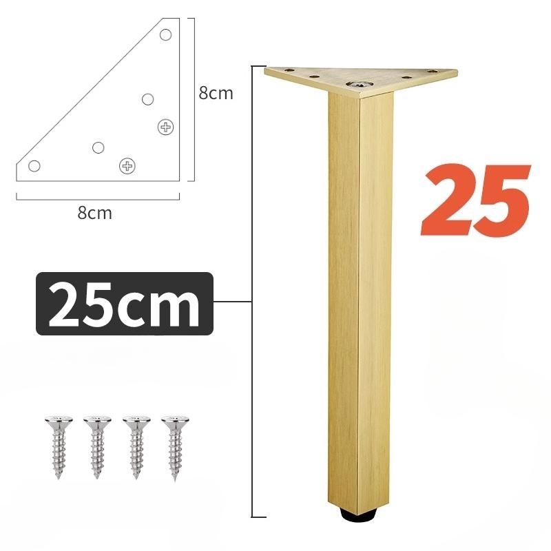 4PCS Hardware Feet Accessories Adjustable Furniture Legs Metal Supporting Foot for Coffee Table Cabinet Chair Sofa Bed Furniture