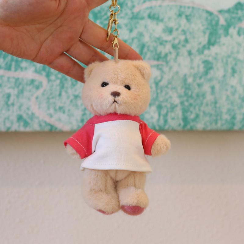 Classic Teddy Bear Plush Toy With Keychain And Soft Pp Cotton Filling For Collectors And Kids