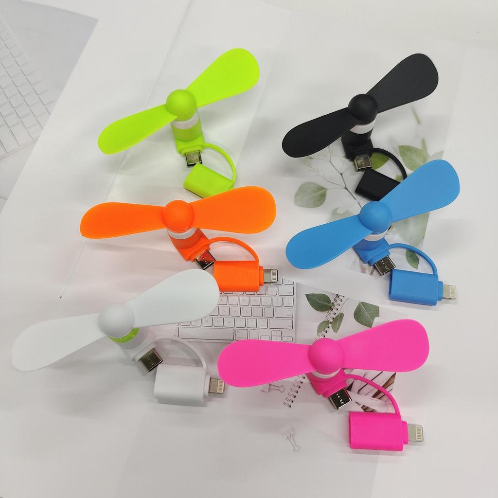 Creative Mini Handheld USB Fan for Android, Type-C, and Apple Devices