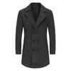 2024 Winter Europäischer Herren Doppelteiger Wollmantel - Mittellang, Dick, Modisches Reversdesign