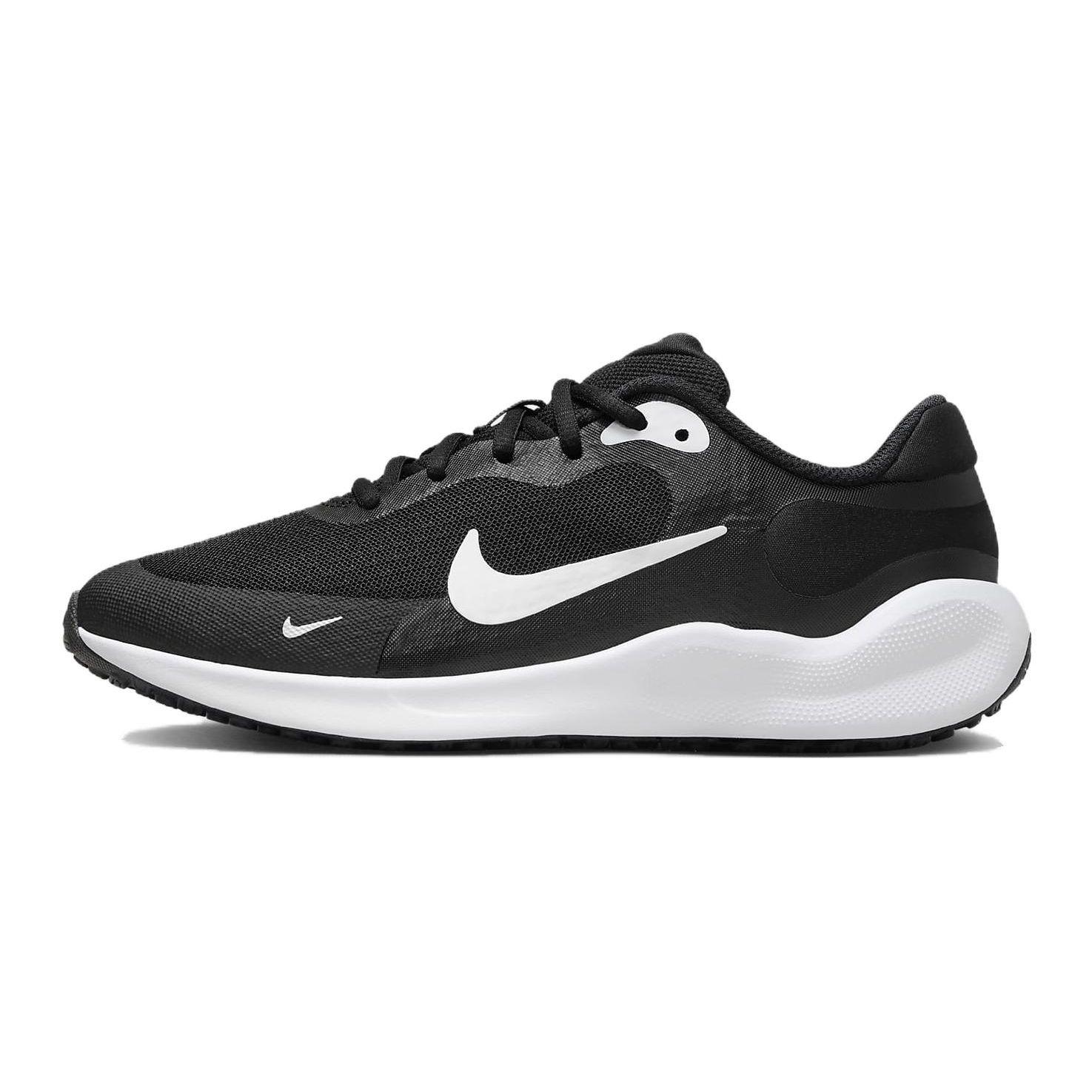 Nike Revolution 7 Gs Black White FB7689-003 33.5