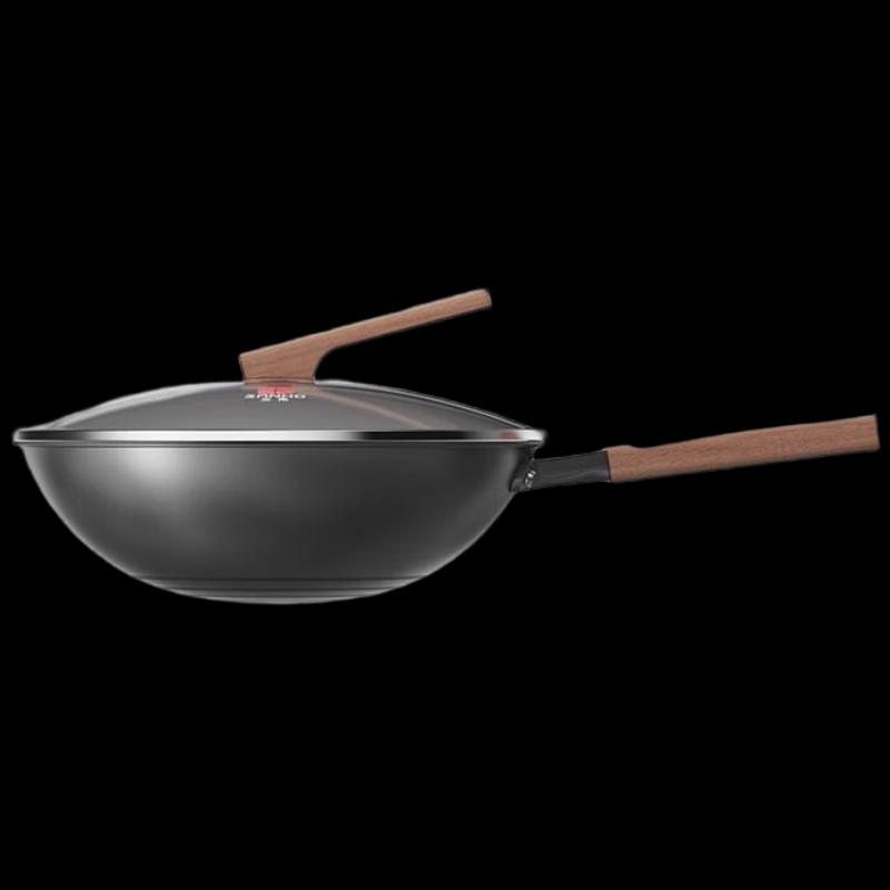 SANHO TC32T8 0-Coating Non-Stick Iron Wok