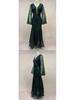 Elegant Black Fishtail Lace Evening Gown for Women