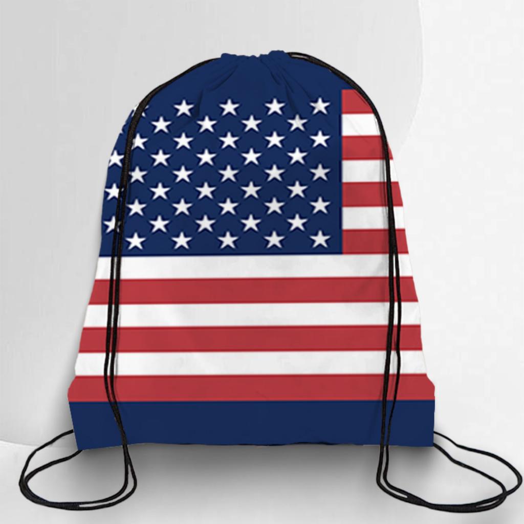 Drawstring Backpack Bag Portable Storage Bag Lightweight Sports Sack Adjustable Shoulder Straps Durable Material for Daily Use and Outdoor Activities