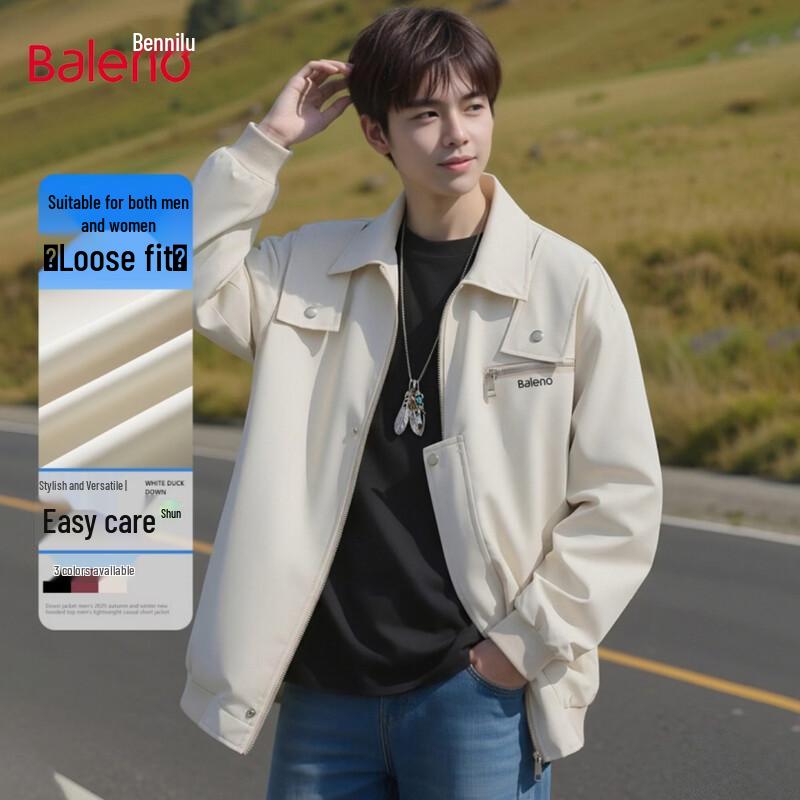 Baleno Men s Retro Lapel Casual Jacket XL