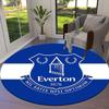 Everton F.C Round Area Rug,Carpet Rug for Living Room Bedroom Sofa Playroom Decor,Non-slip Floor Mat