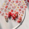 TS-3969 Year of the Snake Matte Nail Stickers: Self-Adhesive, Good Luck Design