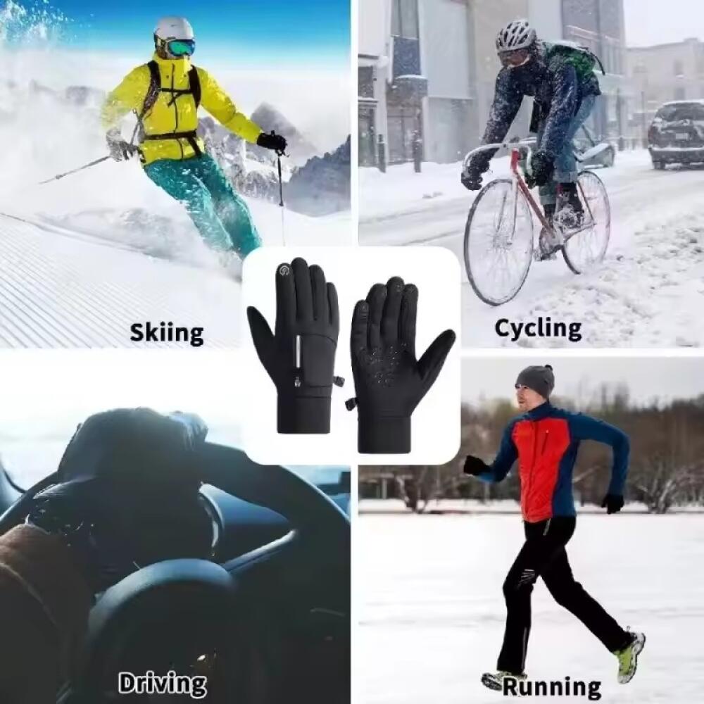 Winter Men's Women's Warm Gloves Windproof Waterproof Touchscreen Gloves Outdoor Sports Cycling Fishing Skiing Running Gloves