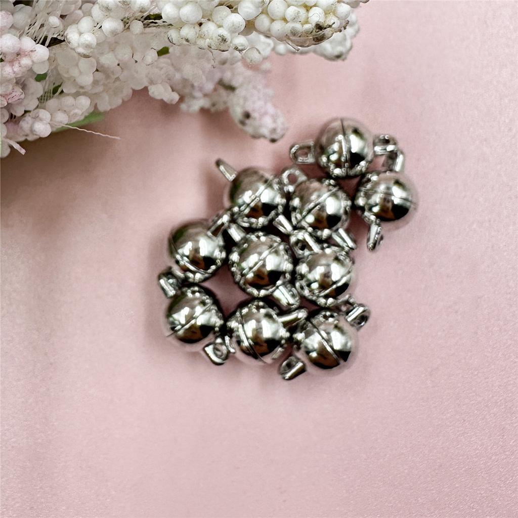 Bracelet Magnet Love Ball Handmade Loose Beads 10Pcs Women's Necklace Jewelry Accessories Gifts DIY