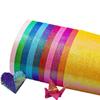 50 Stück Einfaches Laserperlen Origami-Papier Quadrat Glitzernd Funkelnder Glücksvogel Origami Funkelndes Glänzendes Papier