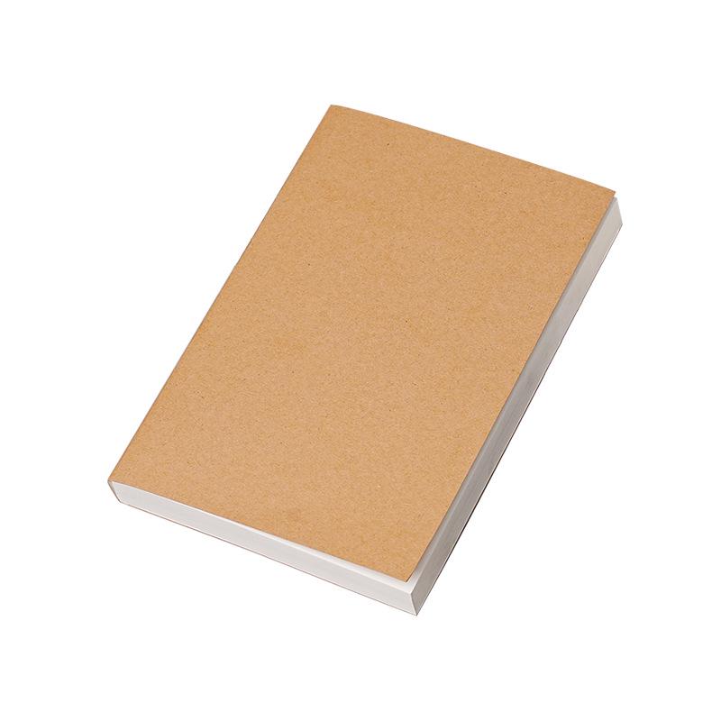 Thickened Student Retro Notepad: Large Blank Drawing & Diary Book
