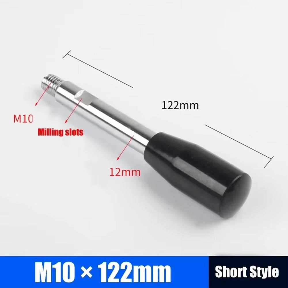 1Pcs Durable M6-M12 Handle Bar Bakelite Knob Long Grip Machine Work Rod Carbon Steel Fixed Bar Bench Drill Accessories