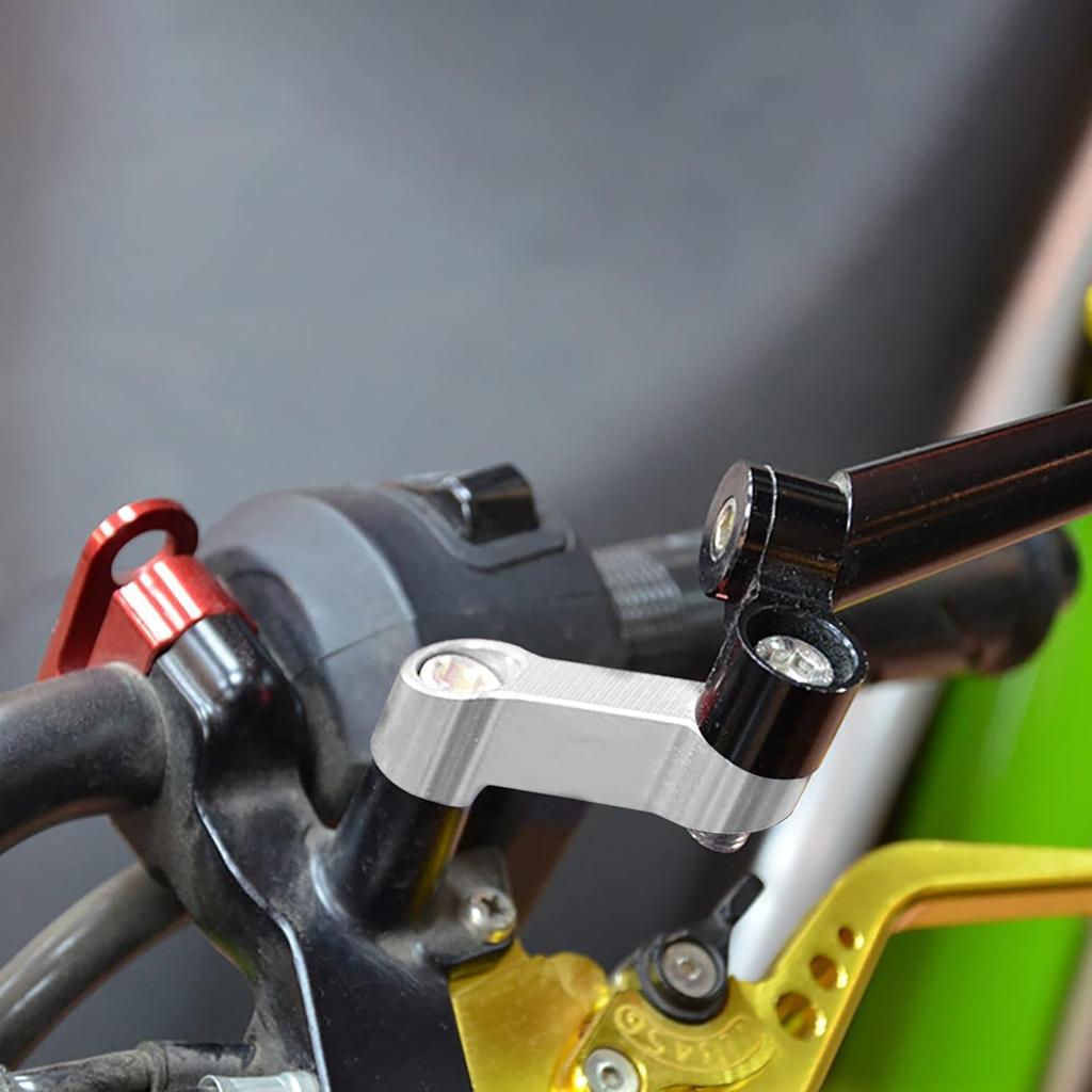 YFFSFDC Mirror Holder Offset Holder Set Mirror Riser Mirror Adapter Kit Aluminum Alloy Mirror