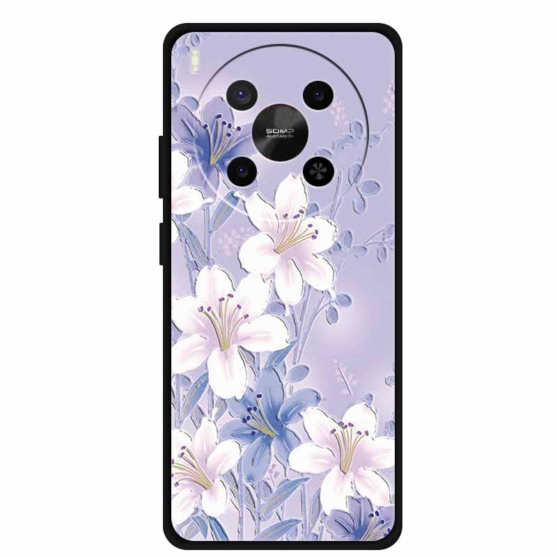 För ZTE Blade V70 Max Fodral 3D Blommigt Prägling Mjuk Silikon Telefonfodral för Nubia V70 Max Fodral Relief Blomma Skal Ny V 70 Max