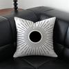 BBlack Sun Archive Pillow Dark Theme Cushion Cushion Cover Pillow Case Antidustmite Invisible Zipper Silky Plush Cushion