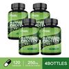 Plant protein capsules, aid digestion, 3080 mg, antioxidant, vitamins, suitable for both men and women.