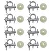 8 Conjunto 2500/3800 Peças Sobressalentes para Motosserra Bomba de Óleo para Motosserra com Engrenagem de Acionamento por Sem-Fim Adequado para Motosserra 25CC/38CC