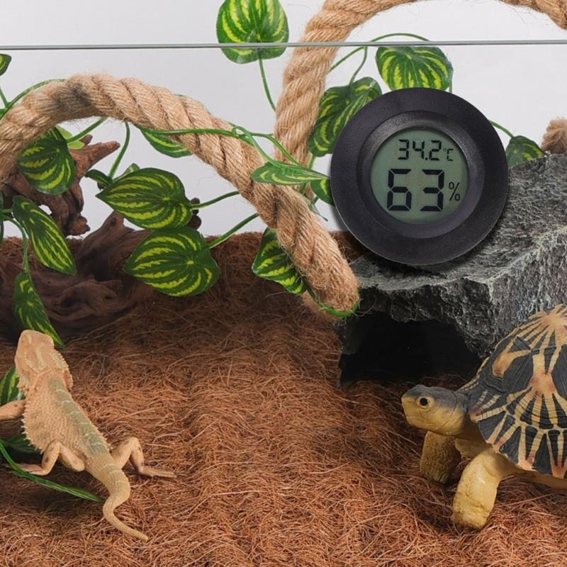 -50~ +70°C Runde Digitale Hygrometer Thermometer LCD-Anzeige Für Genaue Temperatur- Und Feuchtigkeitsüberwachung Detektor
