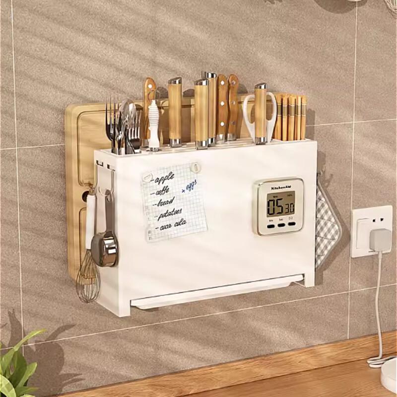 

Multi-functional Kitchen Storage Rack with Timer
