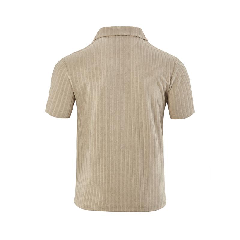 Set da Spiaggia Estivi da Uomo Tuta Casual da Strada Set Due Pezzi per Sport all'Aperto Camicia a Bottoni Liscia Pantaloncini con Coulisse Abbigliamento Sportivo
