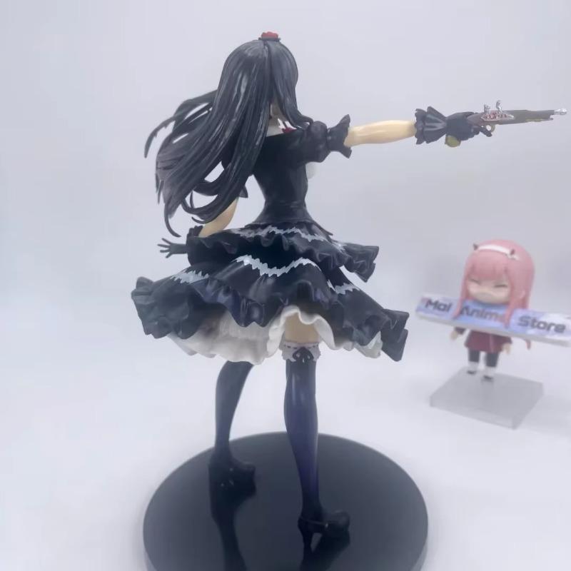 Tokisaki Kurumi Figure Statue Anime Date A Live Zafkiel Black Kurumi Figurine Sculpture House Decoration Desk Accessories Gift