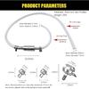 2PCS Brake Bleeder Hose,One Way Check Valve Tube Bleeding Tool Kit For Car Motorcyle Clutch For Men,2025 Upgraded Universal Brake Fluid Bleeder With