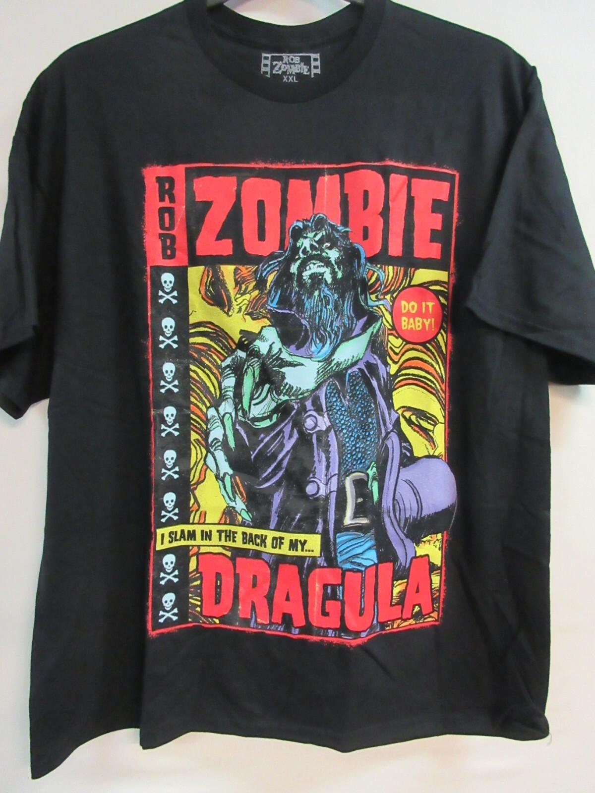 ROB ZOMBIE OFFICIAL MERCH DRAGULA 2024 BAND CONCERT MUSIC T- 2XL / XXL Unisex T-Shirt XL