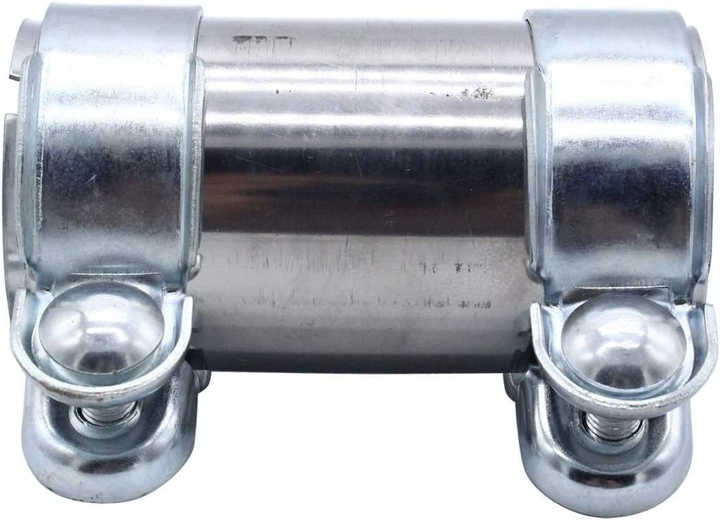 SHLPDFM Stainless Steel Muffler Band, Inner Diameter 2.6 inches (65 mm), Exhaust Connection Pipe,