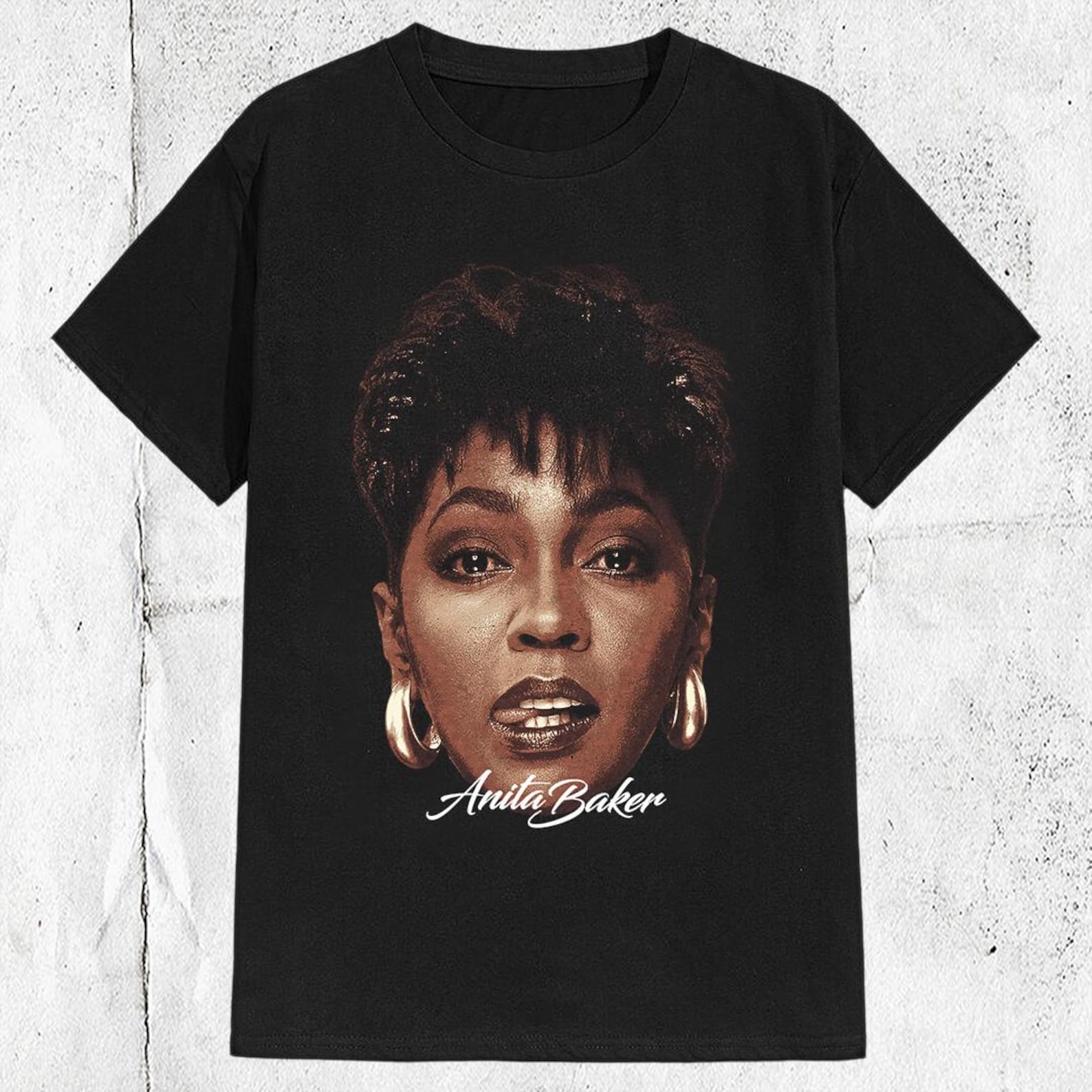 80s Anita Baker Singer Band T shirt 3XL