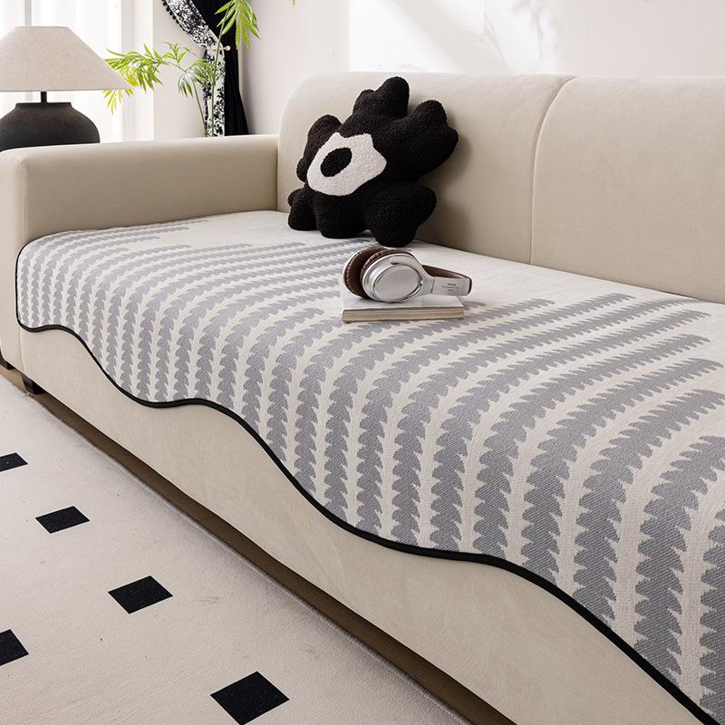 Chenier Sofa Cushion Is Universal In All Seasons  New Nordic Wind Non-Slip Straight Row Sofa Cushion Is Literary And Fresh