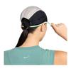 Nike Cappellino con visiera in poliestere con logo, Cappelli unisex, Verde FB5624-012
