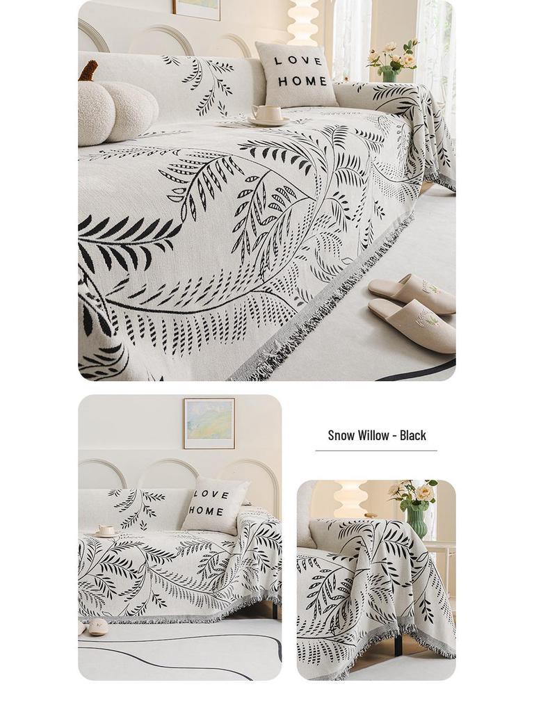 Universal Chenille sofatrekk: Ripesikker, Full omslag, Fire årstider