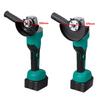 High Power Brushless Cordless Angle Grinder Polisher Machine Electric Angle Grinder Polishing DIY Cutting Tool Green+Black 100M/125MM