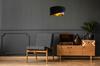 Hanging Lamp Ceiling Chandelier Golden Velvet Lampshade