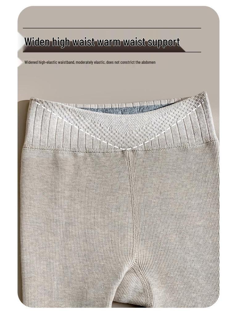 Girls' Winter Fleece Tights: Warm Footed Baby Bodysuit and Thick Children's Leggings