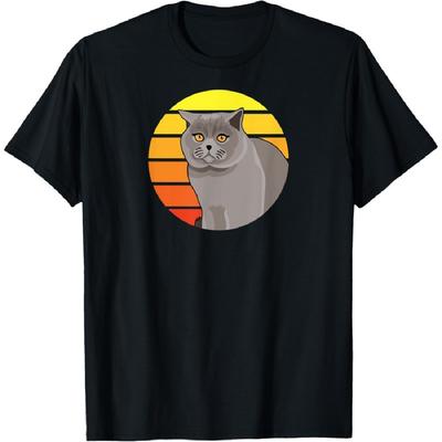 British Shorthair Cat Lover Gift Men Women T-Shirt