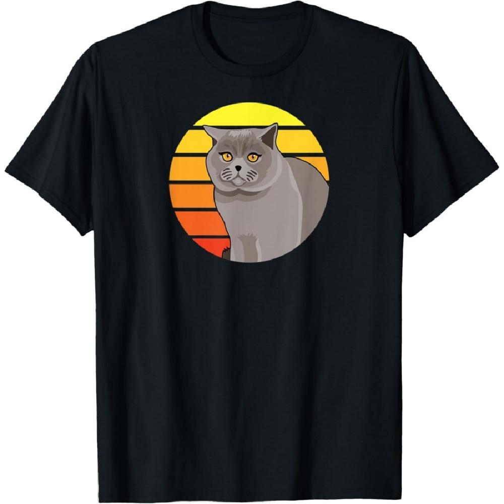 

British Shorthair Cat Lover Gift Men Women T-Shirt S