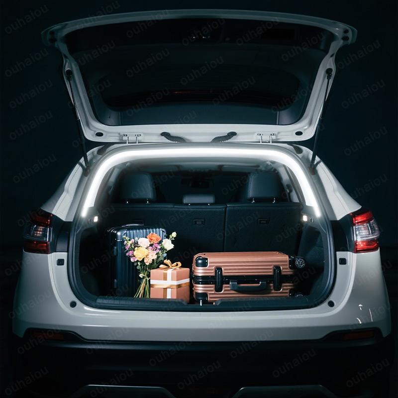 FOR 2006-2022 NISSAN QASHQAI trunk light modification light Atmosphere lights White warm white Rear Trunk LED Light Bar